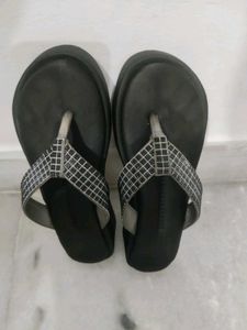 Sparkly Wedge Flip-Flops
