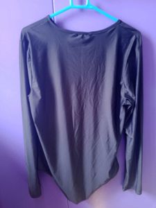 Chic Black Long Sleeve Bodysuit