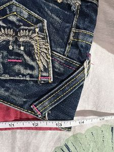 Red Pepper Embroidered Wing Jeans