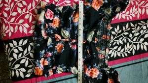 Floral Print Puff Sleeve Top
