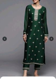 Elegant Emerald Green Kurta