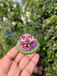 Miniature Clay Cake Magnet