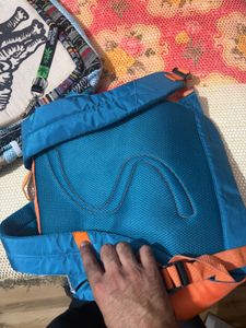 Skybags Backpack - Blue &amp; Orange