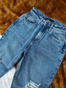 Vero Moda Distressed Blue Denim Jeans