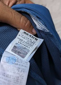 black yak Blue &amp; Gray Cycling Jersey