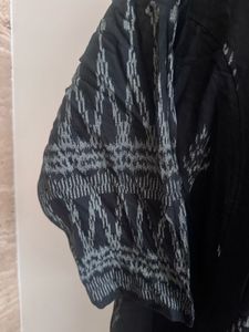 Black Printed Kurta