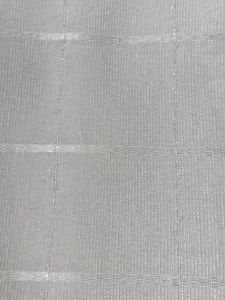 Elegant White Striped Saree