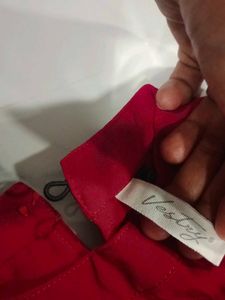 Vibrant Red Midi Dress