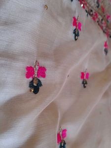 Elegant Embroidered Saree