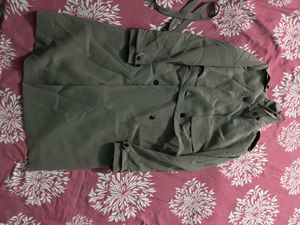 Stylish Grey Trench Coat