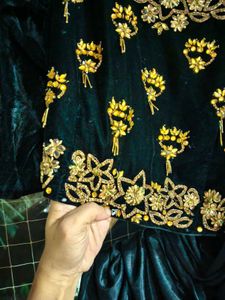 handwork lehanga choli / half saree