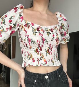 S Floral Blouse