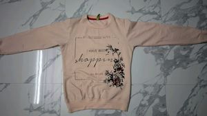 Peach Pullover Sweatshirt