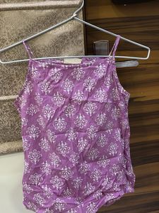 Boho Floral Print Spaghetti Strap Top