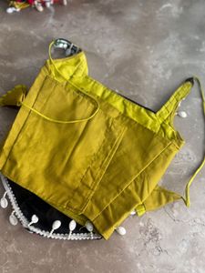 navarati yellow crop top💛💛💛