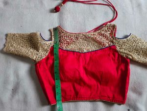 Stylish Cold Shoulder Embroidered Blouse