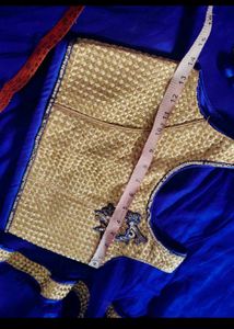 Girls Royal Blue Lehenga Choli