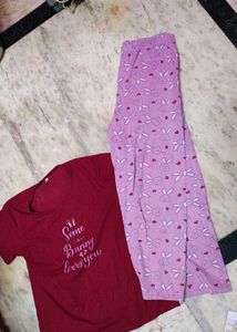 Cute Bunny Pyjama Set