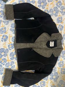 Vintage Black Suede Jacket