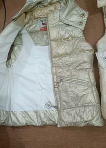 Hooded Puffer Vest Set pack of 2