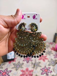 Trendy Elegant Peacock Chandelier Earrings