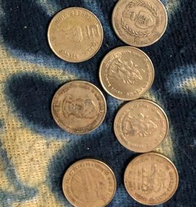 5rs Commoratives Coins Old