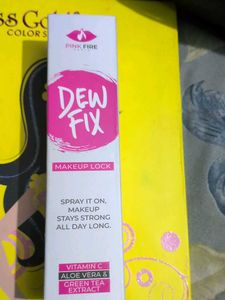 Pink Fire Dew Fix Makeup Lock Spray