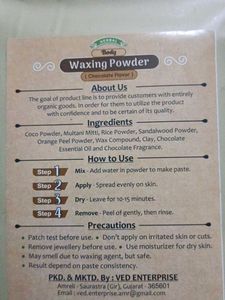 OurHerb Herbal Chocolate Waxing Powder