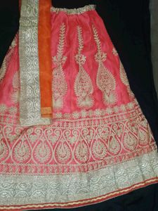 Beautiful Pink Embroidered Lehenga Choli