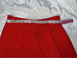 Red Mini Skirt