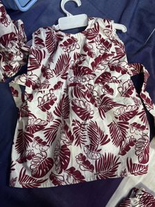 Set of 0-6 month old baby girl dress