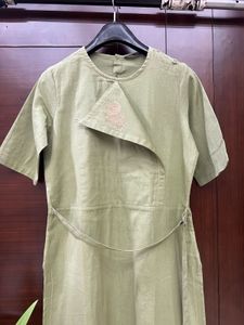 AJIO Green Casual Dress.