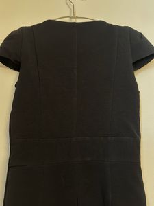 Chic Black Zipper Dress