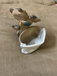 Rakhi Gift - Cat Ceramic container