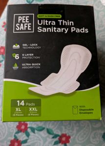 Pee Safe Ultra Thin Sanitary Pads 13 piece