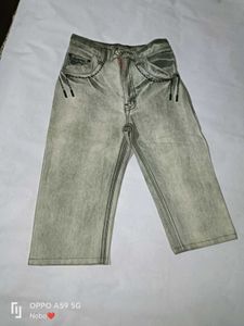 Men's Vintage Wash Capri Jeans