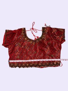 Red Embroidered Lehenga Choli Set