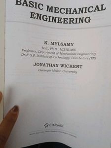Cengage Basic Mechanical Engineering