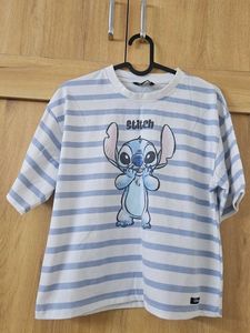 Cute Stitch Striped T-Shirt
