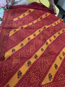 Jaipuri print saree