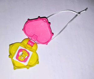 Yellow Heart Charm keychain