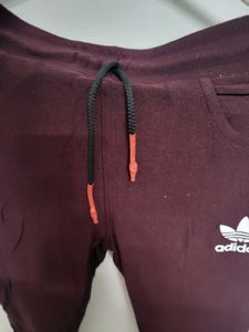 Adidas Maroon Jogger Pants
