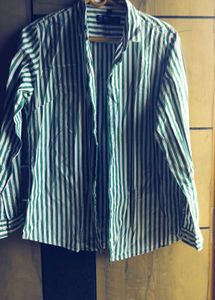 Classic Striped Button-Down Shirt