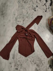 Stylish Ruched Front Top