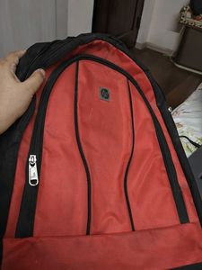 Red and Black Backpack