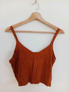 Ribbed Knit Camisole Top