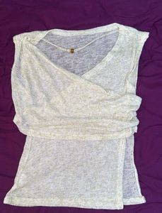 Chic Sleeveless Wrap Top