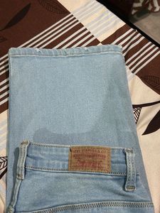 Light Blue Wash Wide Leg Jeans