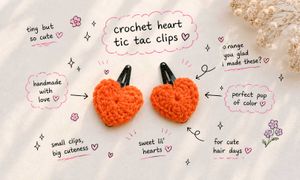 Handmade Crochet Hair clip