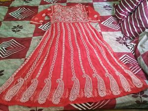 Chikankari long frock